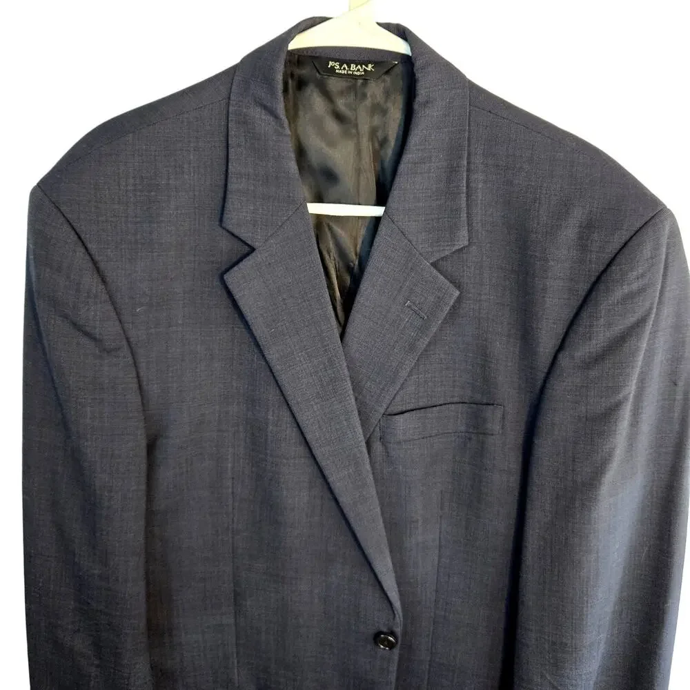 Jos. Bank Men's Blazer 43L 43 L Long Blue Suit Coat 2 Button Sport Jacket